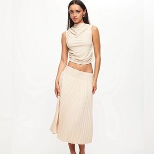 Lioness Sydney pleated midi skirt and top set